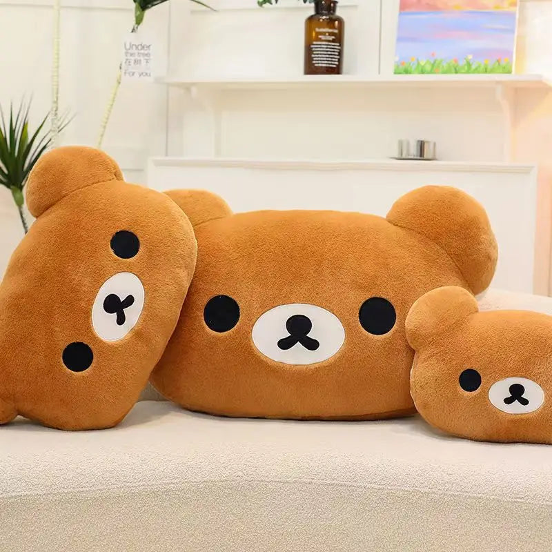 Cute Rilakkuma Plush Warm Hand Pillow Cartoon Bear Peluche Stuffed Toy