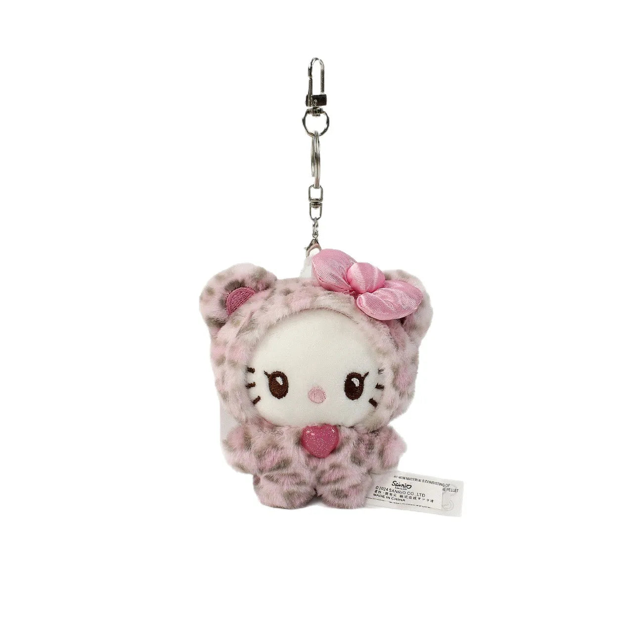 Sanrio Leopard Print Bear Series Cartoon Hello Kitty Keychain Pendant