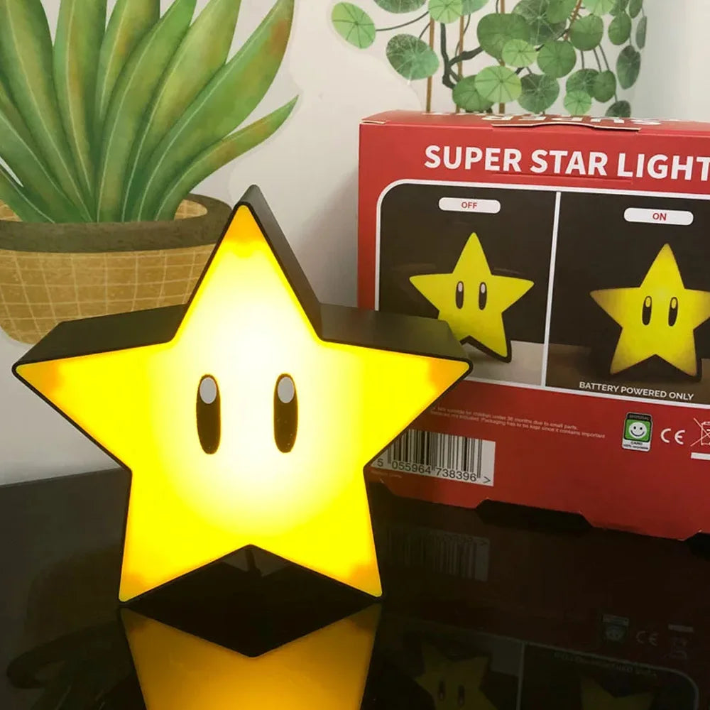 Super Star Light Figure Led Music Night Light Sound Usb Charging Desk