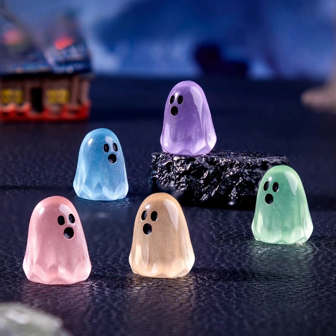 10/20/50pcs Luminous Ghost Figures Glowing At Night Action Figure Mini
