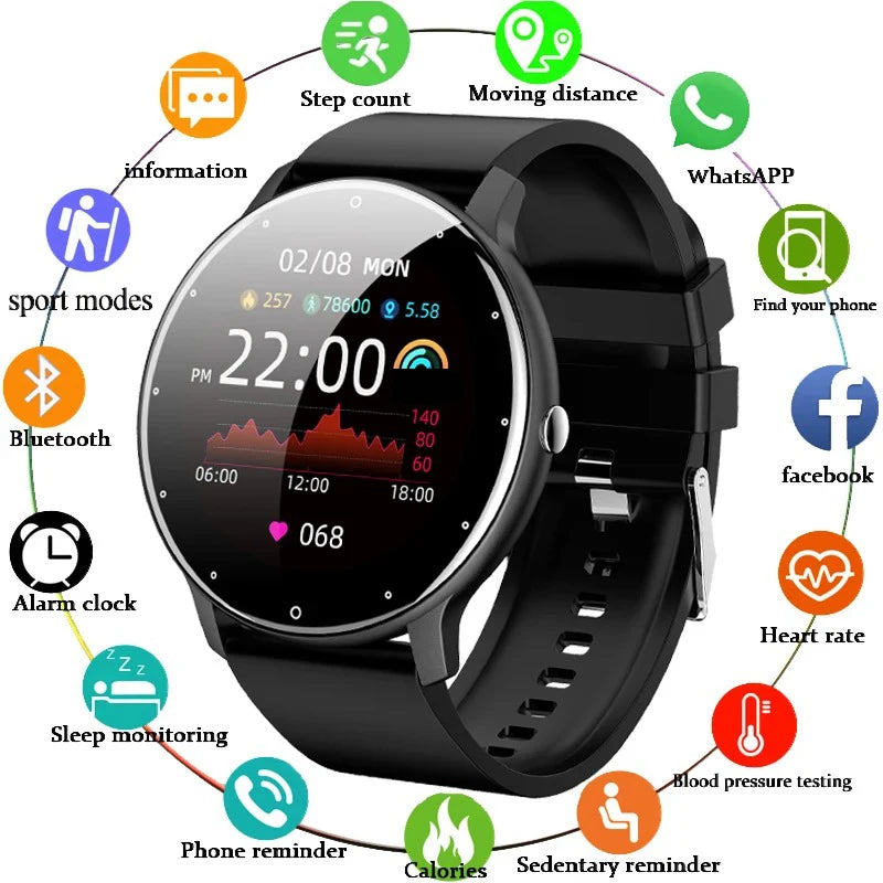 LIGE 2026 Smart Watch Women Men Ladies Gift Sport Fitness Men Watches