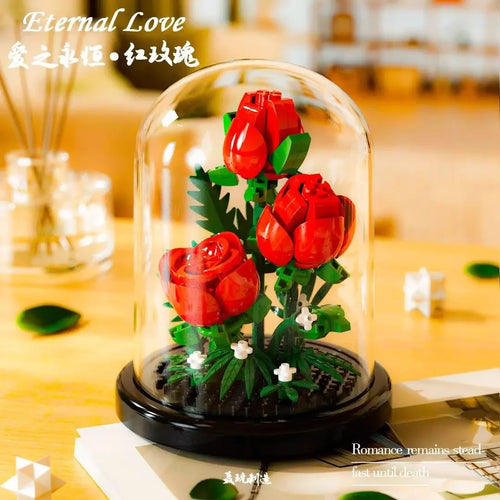 Diy Micro Flower Building Blocks Mini Bricks Particles Eternal Life