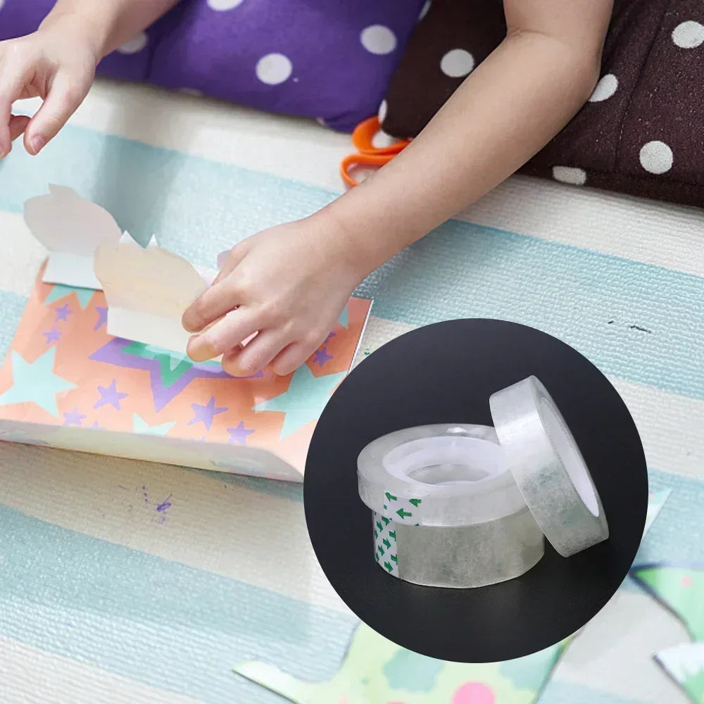10/5/1 Rolls Premium Transparent Tape 0.8cm 1.2cm 1.8cm Multifuntion
