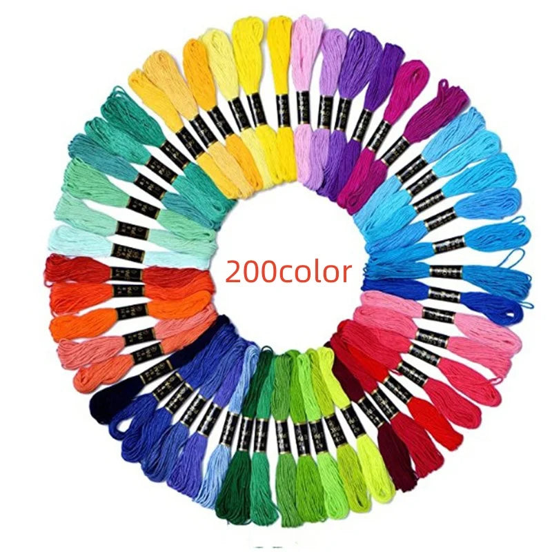 200/100/50 Anchor Similar DMC Cross Stitch Cotton Embroidery Thread