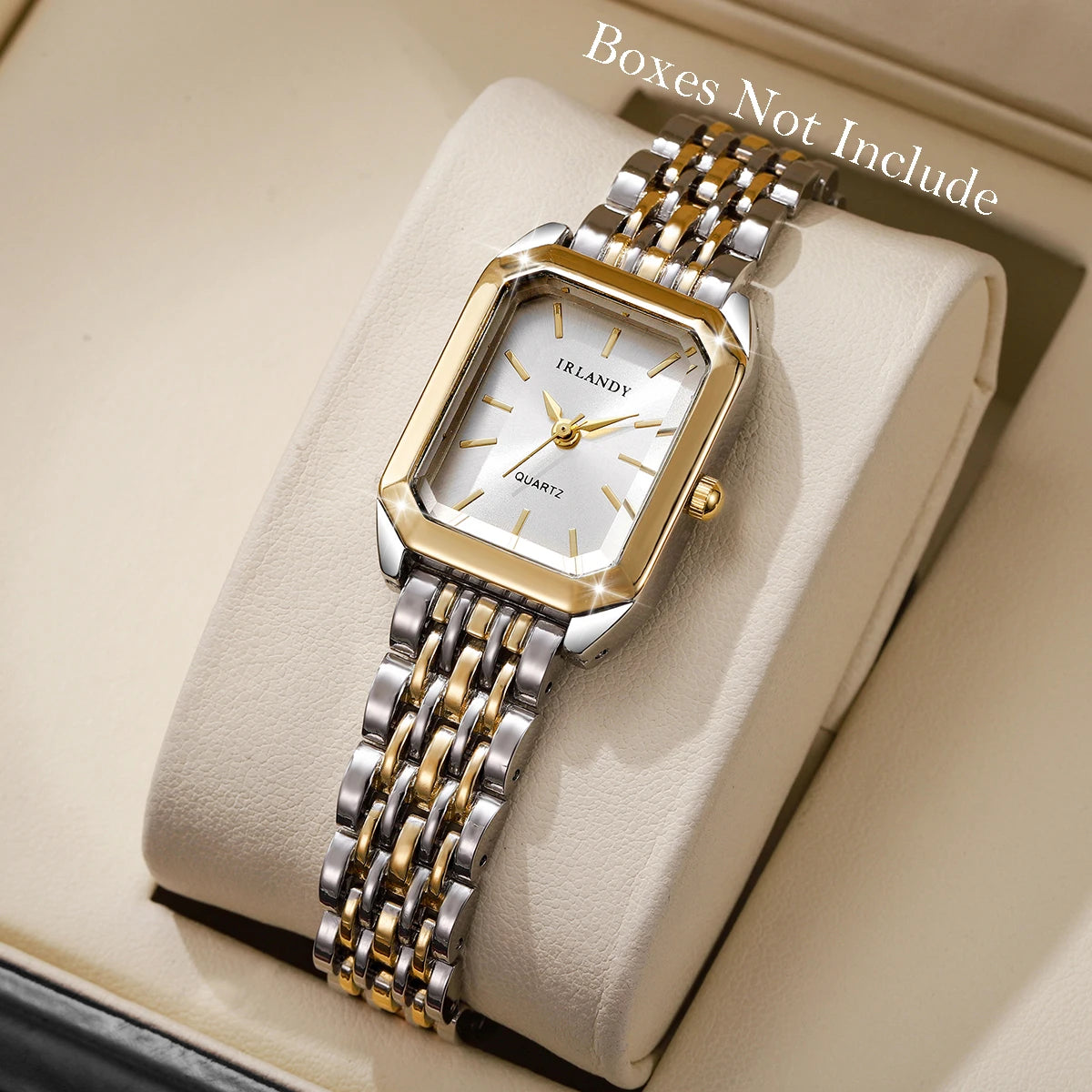 Fashion Rectangle Women Watches Steel Strap Ladies Quartz Wrist Watch