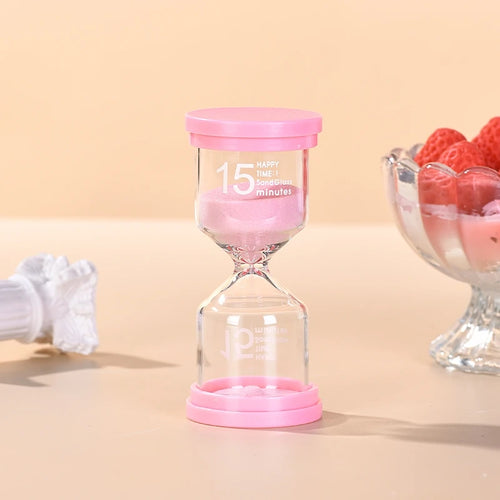 1PCS 3/5/10/15/30 Minutes Colorful Hourglass Sandglass Children Kid