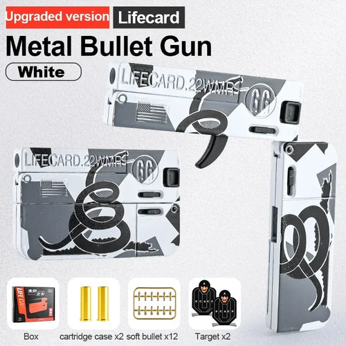Real Look Mini Life Card Toy Gun Little Gun For Boys Age 8+ Birthday