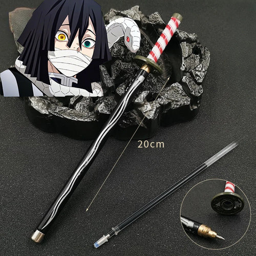 20cm Demon Slayer Signature Pen Mitsuri Shinobu Alloy Real Size