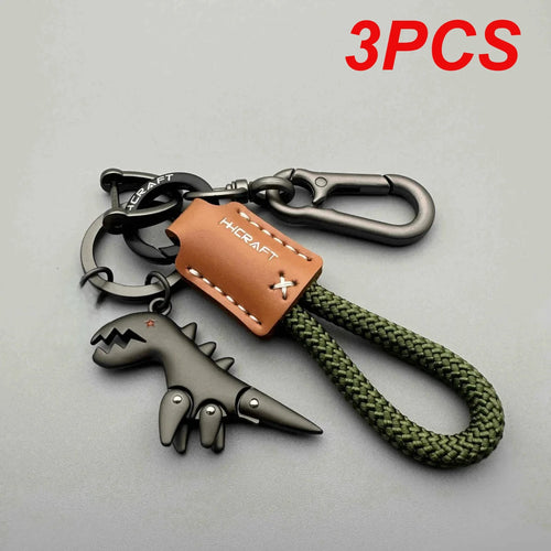Motorcycle Decoration Accessories and Car Keychain Single Leather