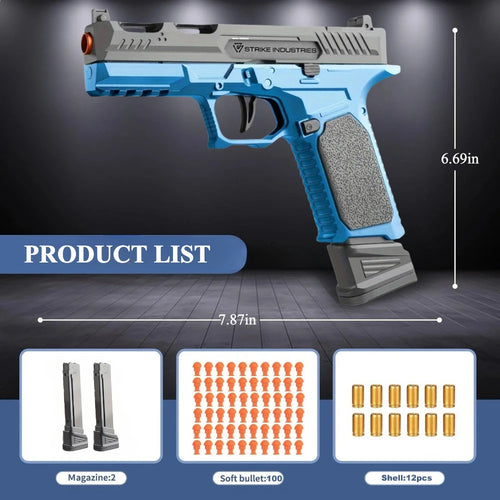 SIG17 Shell Throwing Toy Gun Continuous Firing Blowback Soft Bullet
