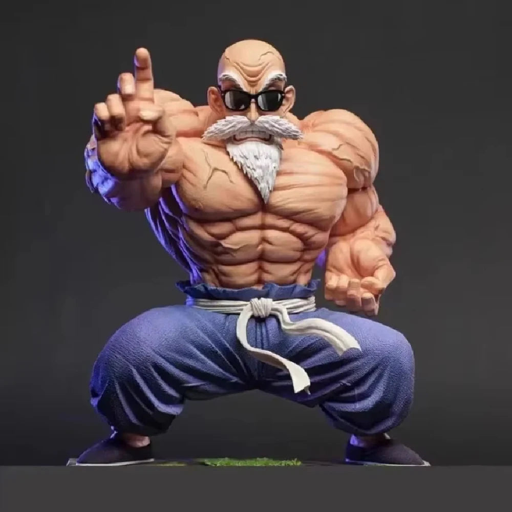 New Anime Dragon Ball Figure Master Roshi Action Figure Muscle