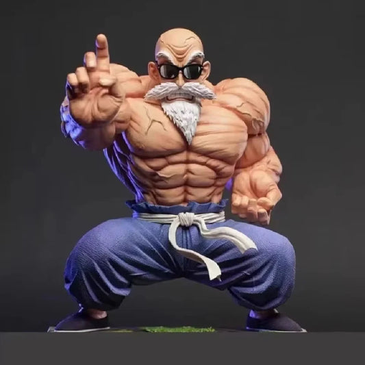 New Anime Dragon Ball Figure Master Roshi Action Figure Muscle