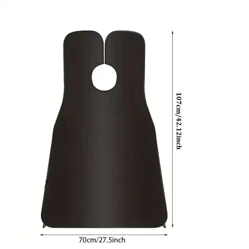 Men's Beard Shaving Apron - Cleaning Bib for Hairdressers and Shavers