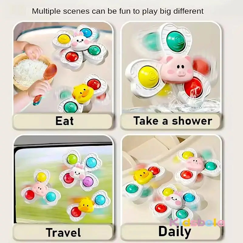 Baby Sucker Fidget Spinning Toys Dining Table Bathroom Window Travel