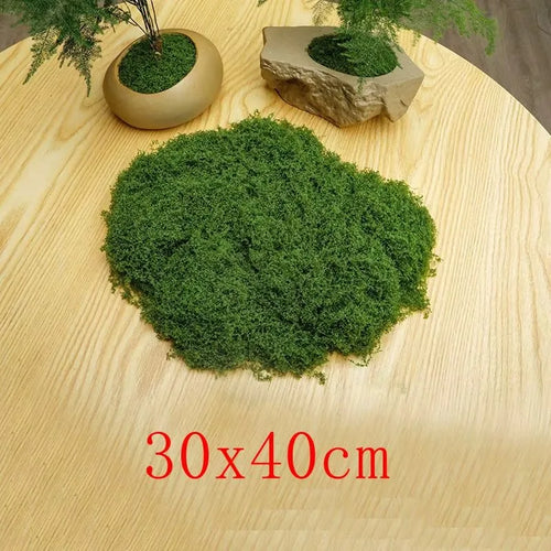 Green Fake Moss DIY Crafts Grass Artificial Moss Faux Preserved Moss