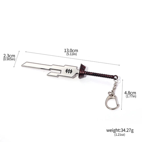 Anime Jujutsu Kaisen Keychain Nanami Kento Fushiguro Toji Weapon Model