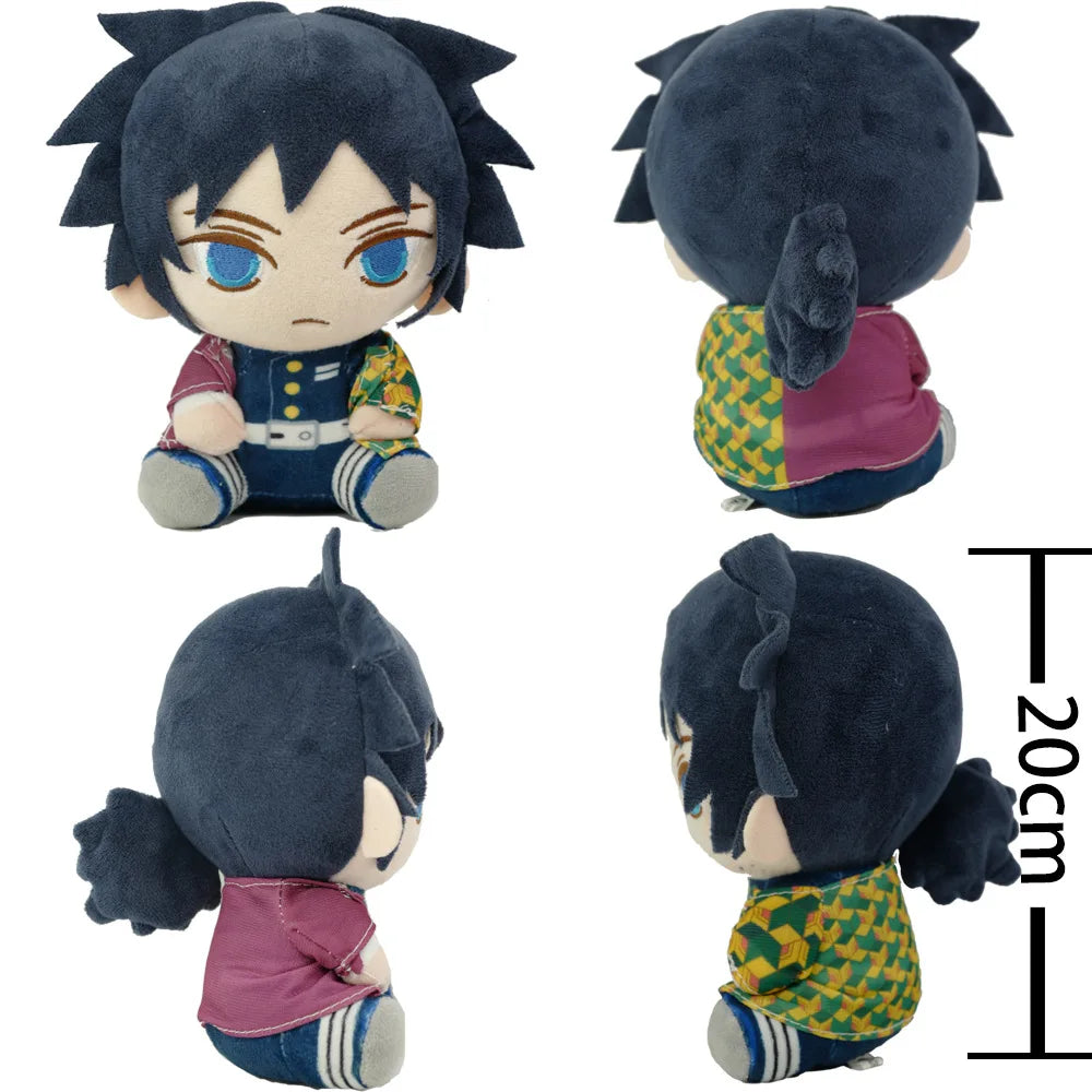 New 20cm Hot Demon Slayer Plush Dolls Lovely Anime Kimetsu No Yaiba