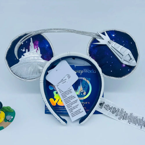 Disney Princess Headband Mickey Ear Rapunzel Snow White Sequin Bow