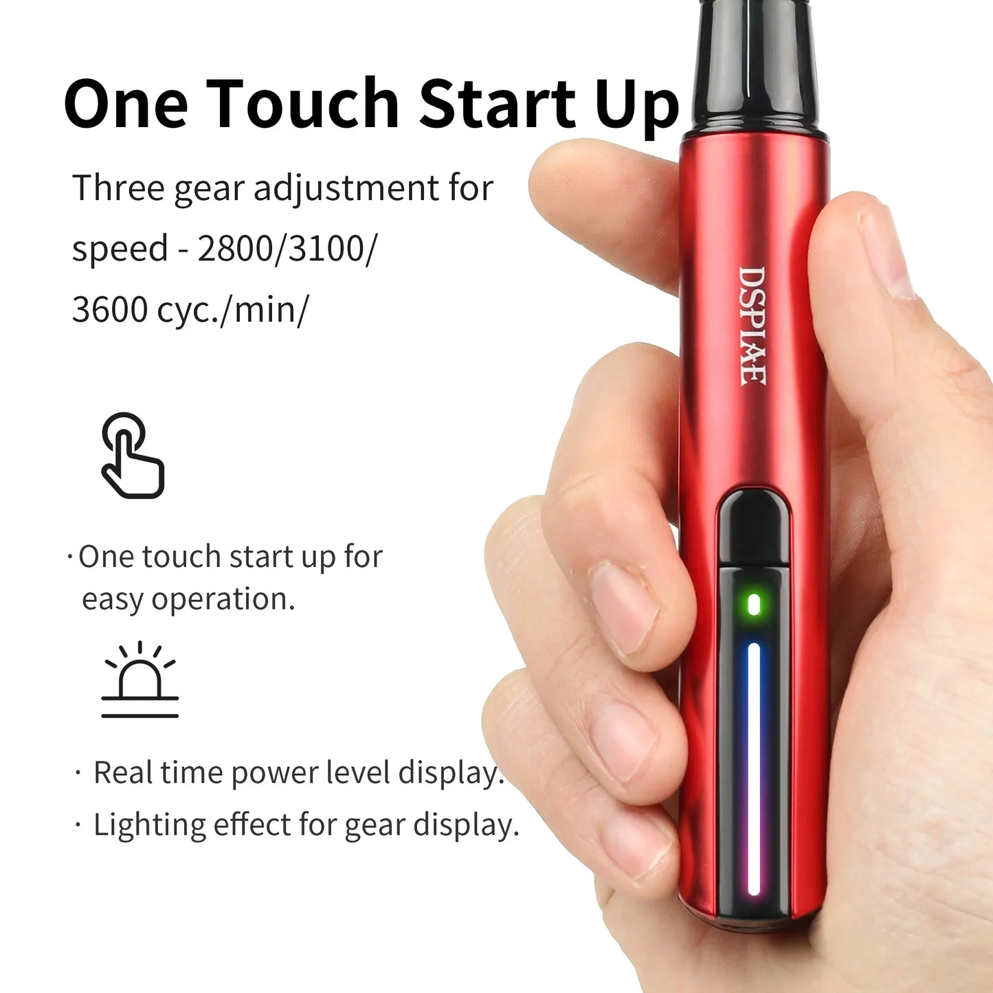 DSPIAE ES-A Reciprocating Sander Electric Grinding Pen Plastic Model
