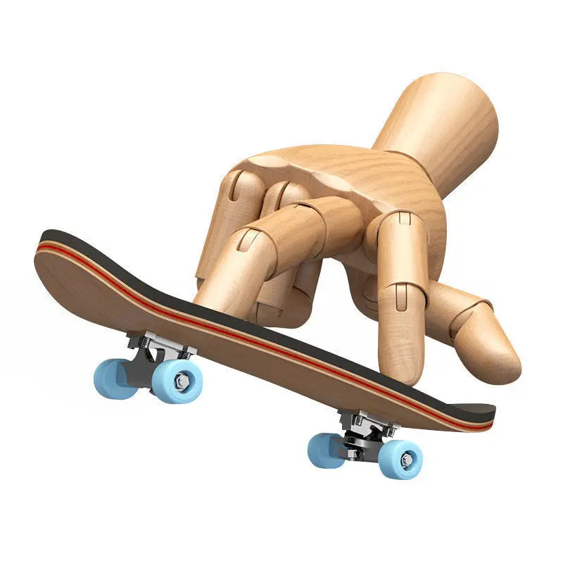 Puzzle Toy Finger Skateboard Maple Wood Fingerboard Hobbies Novelty