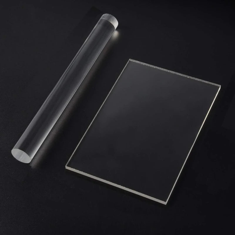 Acrylic Clay Roller with Acrylic Sheet Acrylic Round Clay Non-Stick