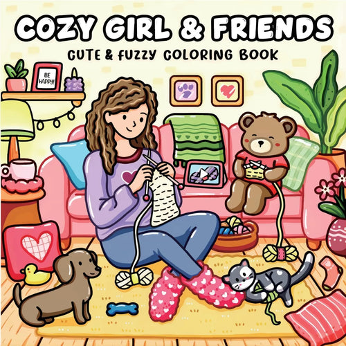 The Girl Moments' Coloring Book, the Girl's Home Life Moment, Suitable
