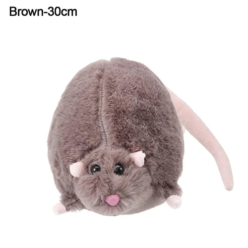 Cute 35/50cm Mouse Doll Cartoon Plush Flower Branch Rat Doll Soft