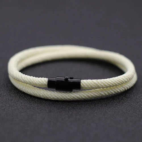 New Minimalist Men Rope Bracelet Double Layer Survival Braclet Homme