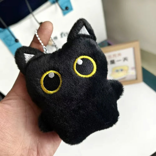 CuteBlack Cat plush toy Doll Small Pendant Cuddly Pillow Cushion Ins