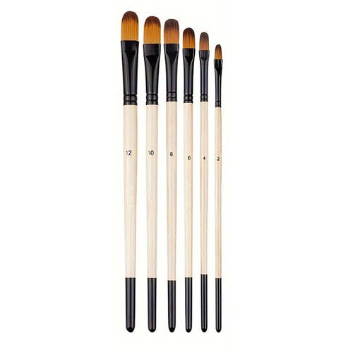 6pcs Artist Paint Brushes Set Artist Paintbrushes For Acrylic Oil