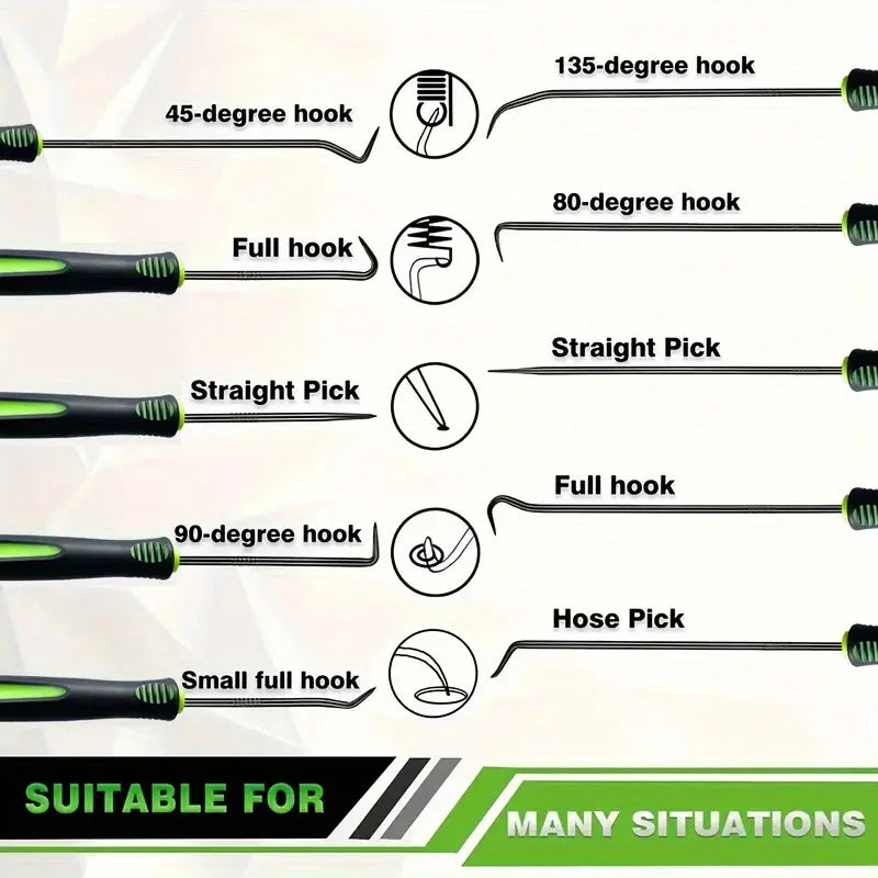 4/10PCS Car Oil Seal Screwdriver Set Hose Removal Hook Set O Seal