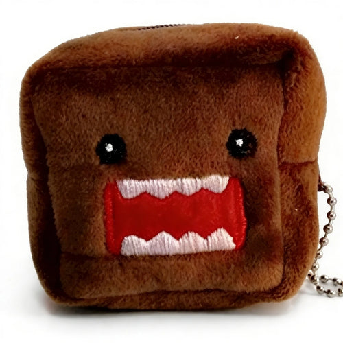 Kawaii Cute Domo Kun Plush Keychain Anime Keyring Charm for Bag Keys