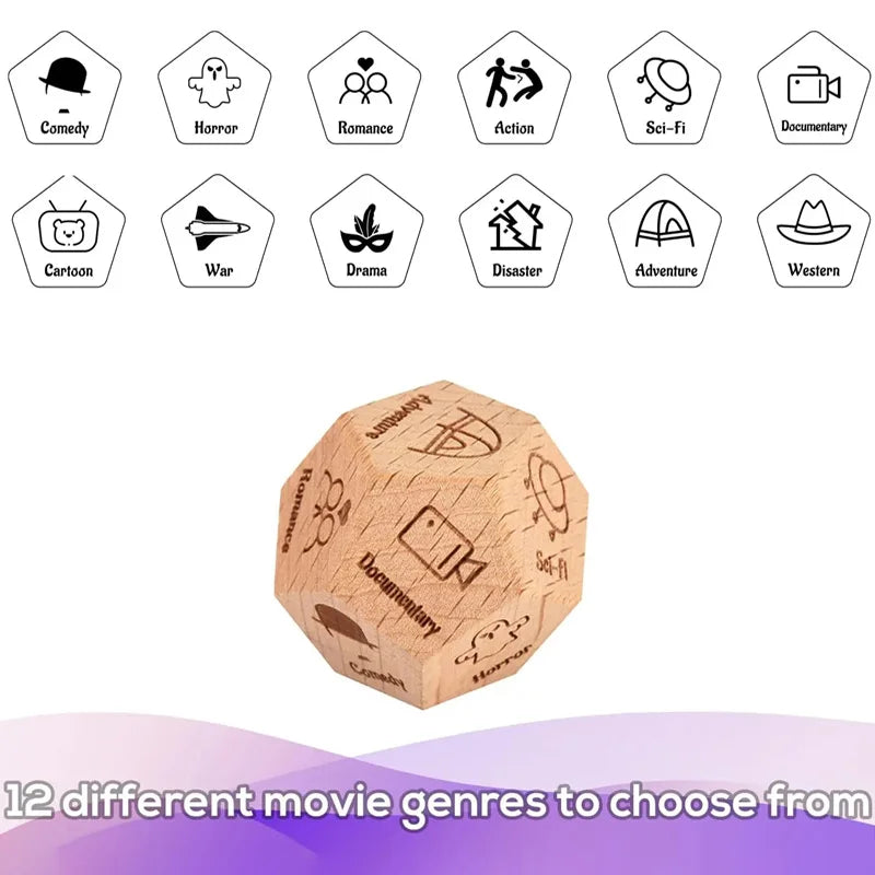 Dice for Her Him Couples Gift Ideas Food Decision Dice Games Christmas
