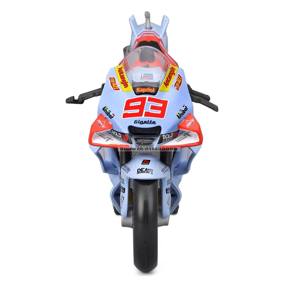 Maisto 1:18 2024 Gresini Racing MotoGP #93 Marc Marquez #73 Alex