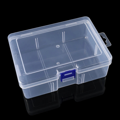 1pcs Transparent Plastic Storage Boxes For Jewelry Hardware