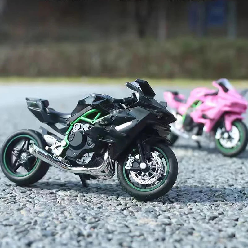 1:18 Ninja hx816 H2R Diecast Motorcycle Model Workable Shork-Absorber