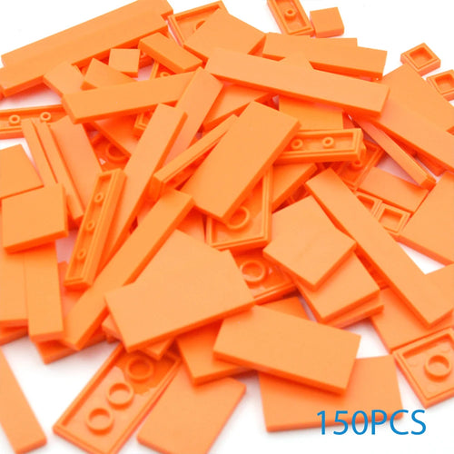 150PCS DIY Model Smooth Thin Building Blocks Multicolour Toy Parts