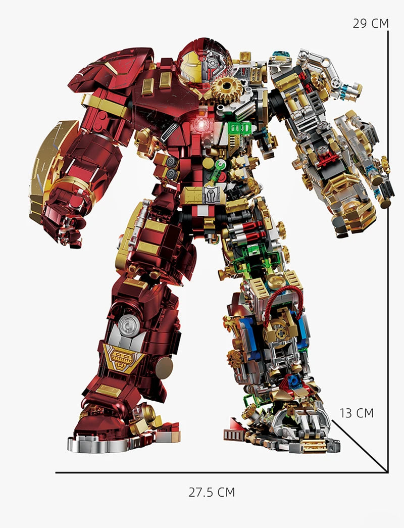 2700+pcs Iron Heroes Blocks Action Figures Mark Building Sets Buster