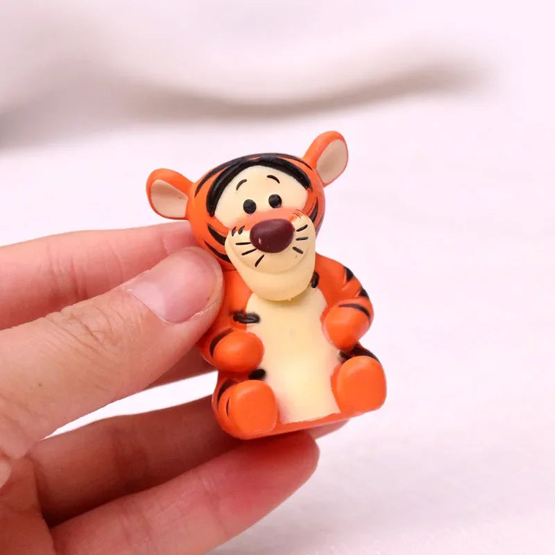 10pcs/set Cartoon Winnie The Pooh Action Figure Toy Pooh Bear Tigger