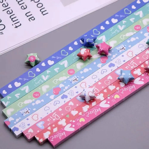 540 Sheets Origami Paper Stars DIY Hand Crafts Origami Lucky Star