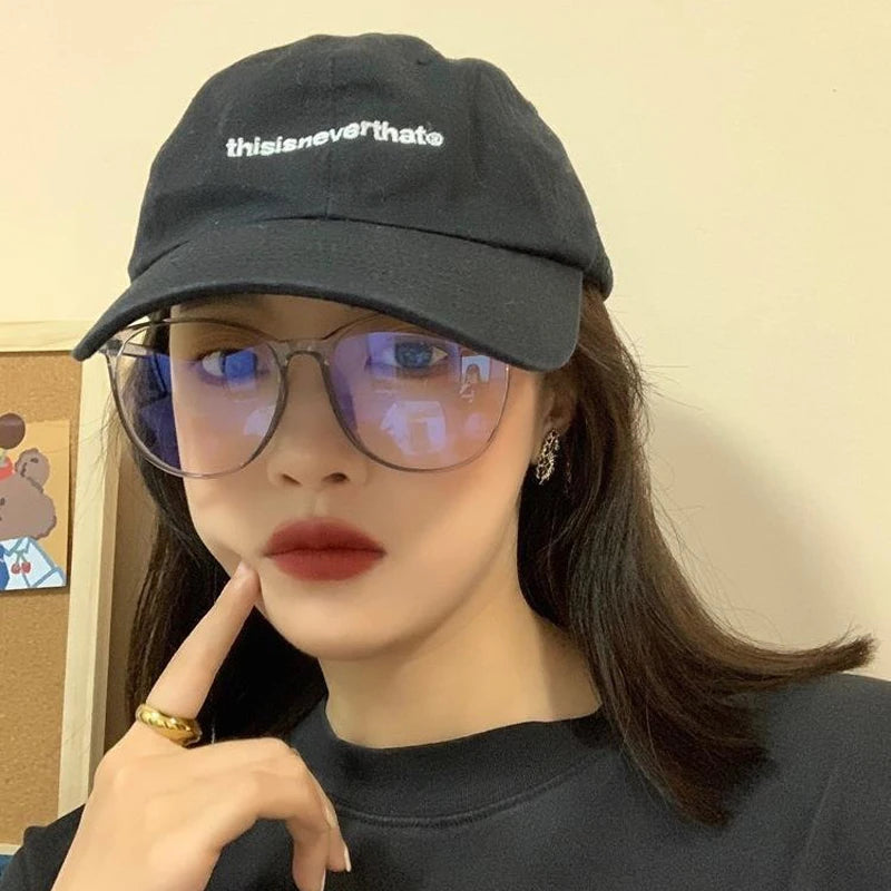 1PC  simple anti-blue light glasses ladies sunglasses ultra light