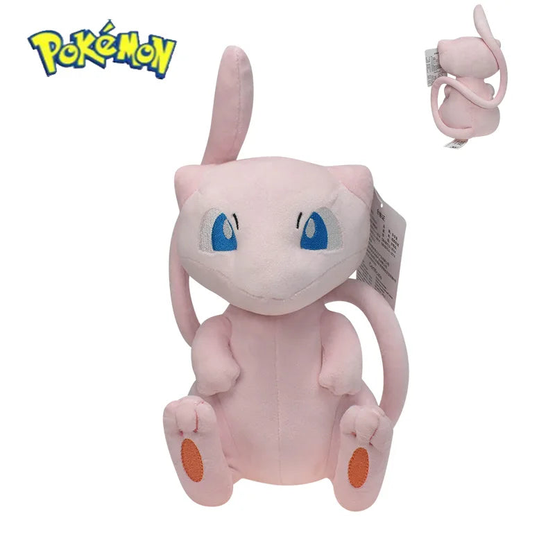 Mew Pokemon Plush Doll Kawaii Cartoon Go dex Mew Plush Toys Soft