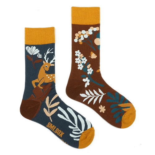 1 Pair Man Women Sock Original AB Tide Socks Colorful Cat Dog Koala