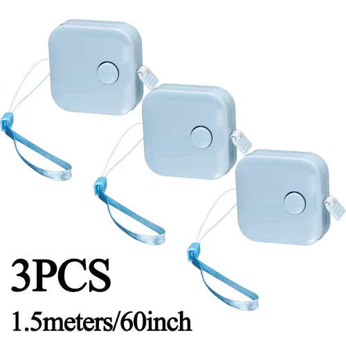 Double Scale Ruler Plastic Roll Tape Mini Tape Measure Accurate