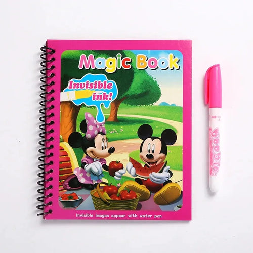 Frozen Disney Kids Puzzle Graffiti Painting Book Mickey Mouse Cars