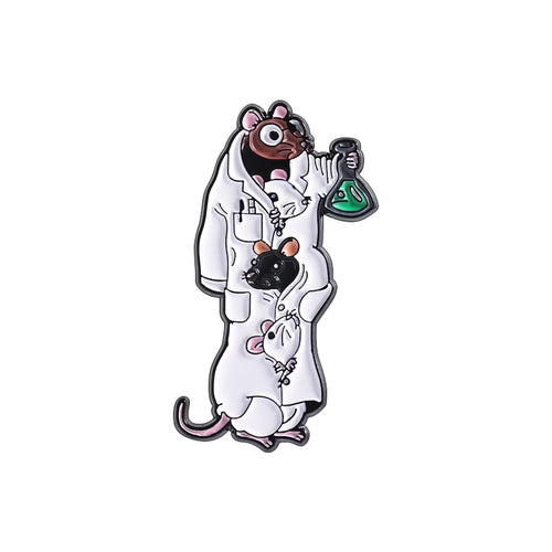 Trust Me I'm a Doctor Enamel Pin Animal Veterinarian Plague Doctor