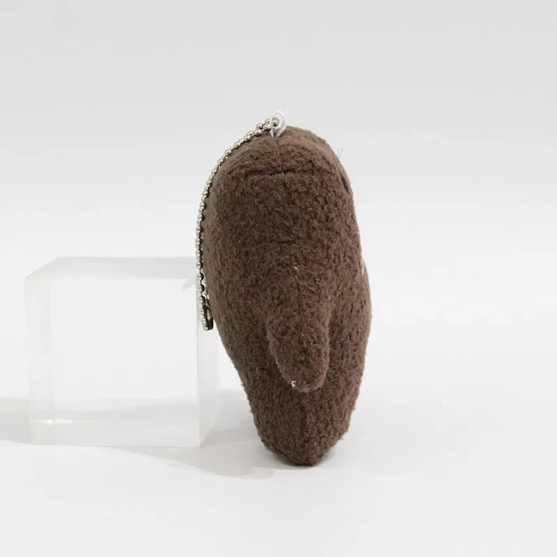 Kawaii Cute Domo Kun Plush Keychain Anime Keyring Charm for Bag Keys