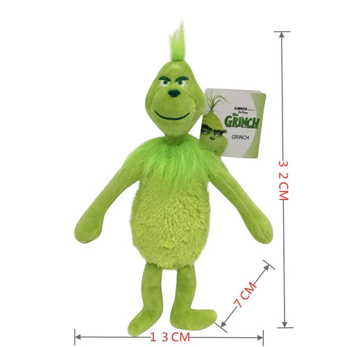 Bandai Grinch Plush Doll Toy Gift Cartoon Style Children Toys Rag Doll