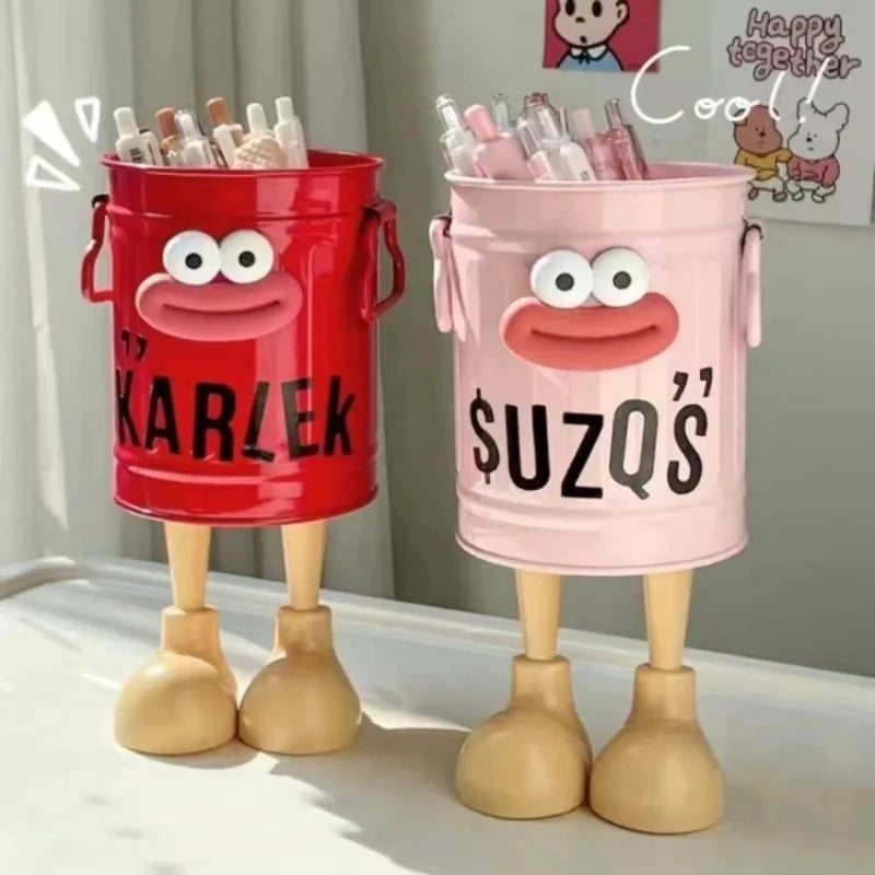 1 Pc cartoon pen holder, simple storage holder, for office storage,