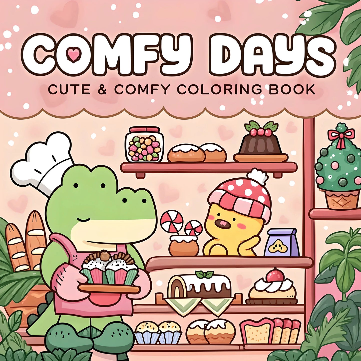 COMFY DAYS Bold-easy Patterns Coloring Book for Adults Horror Drawing